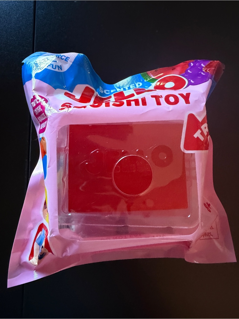 New Red Jell-O Squishi Sensory Toy Scented Watermelon Jello Squishy Block 2026